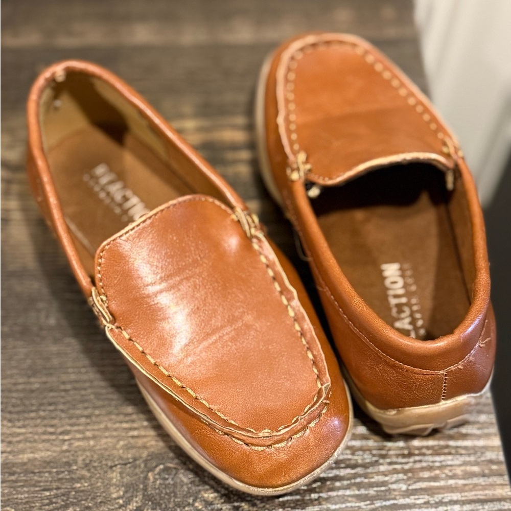 Kenneth Cole Reaction Kids' Tan Dress Loafers